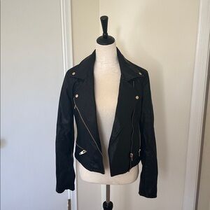 Blank NYC Black Leather Jacket